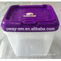 4kg clear plastic dog food container